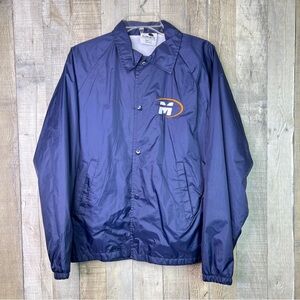 Augusta Sportswear Size Adult Small Snap Front Navyblue Lined Lightweigh…